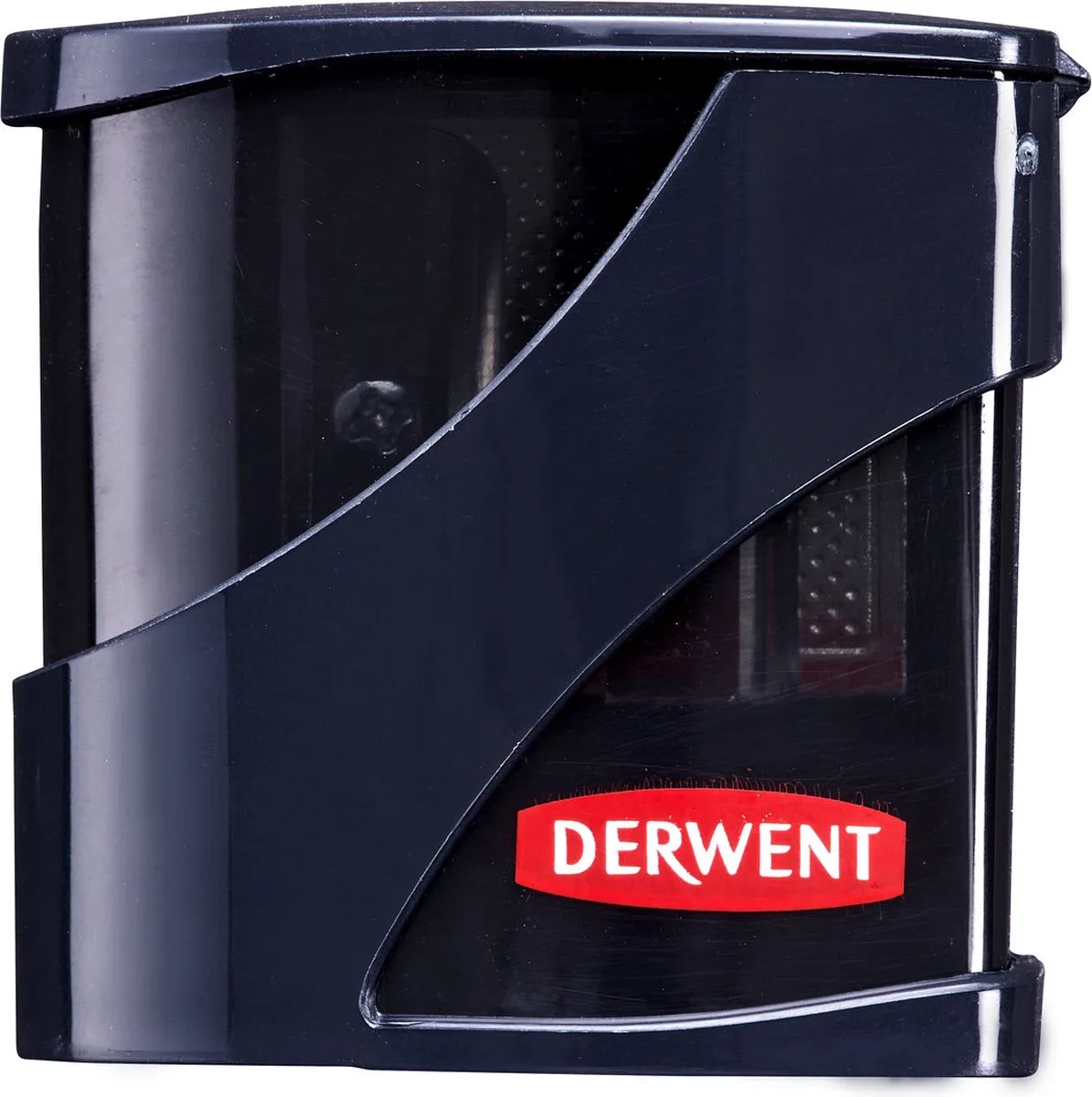 Dubbele Potlood Puntenslijper - Voor potloden met diameter 8 of 11 mm de Derwent en Noir – photo produit