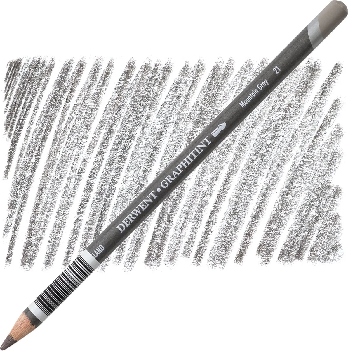 Graphitint Potlood - Mountain Grey (21) van Derwent in Mountain Grey (21) – productfoto