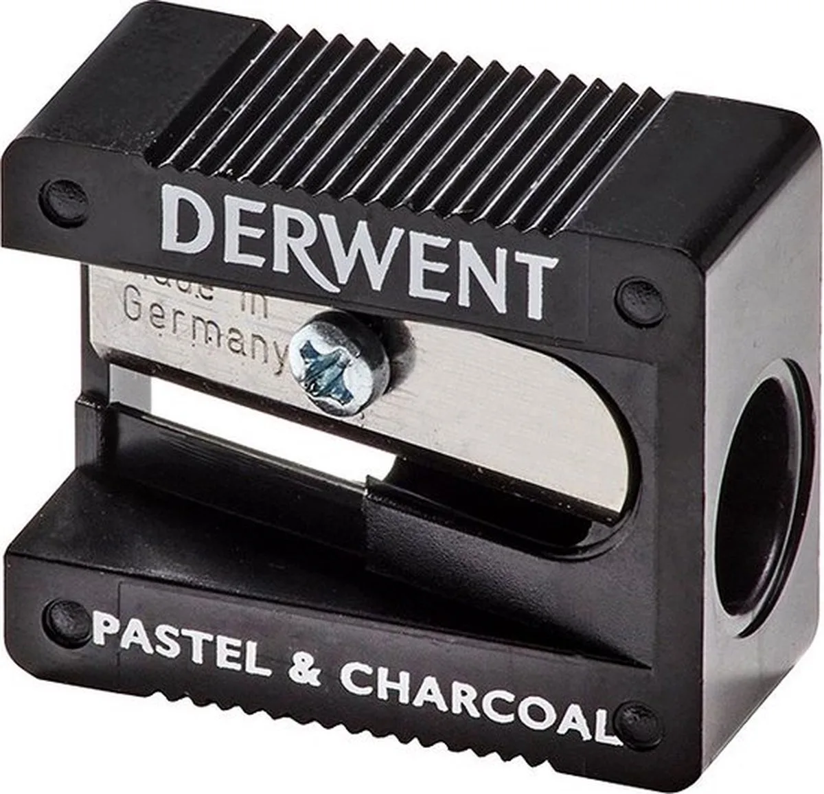 Pastel Puntenslijper - Hoge kwaliteit A-merk fra Derwent i Hvid, Sort – produktbillede