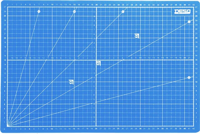 Professionele Snijmat - 30 x 45 cm - Dubbelzijdig bedrukt - 5 laags - A3 - Zelfherstellend