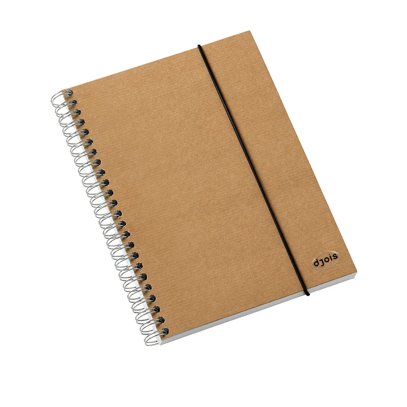 Notitieboek kraft line a5 140blz spiraal lijn | 2 stuks van Djois – productfoto