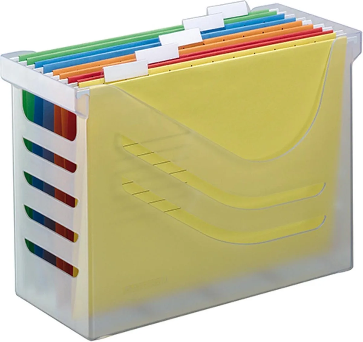 office box - 5 x Euroflex hangmappen - wit de Djois en Transparent – photo produit