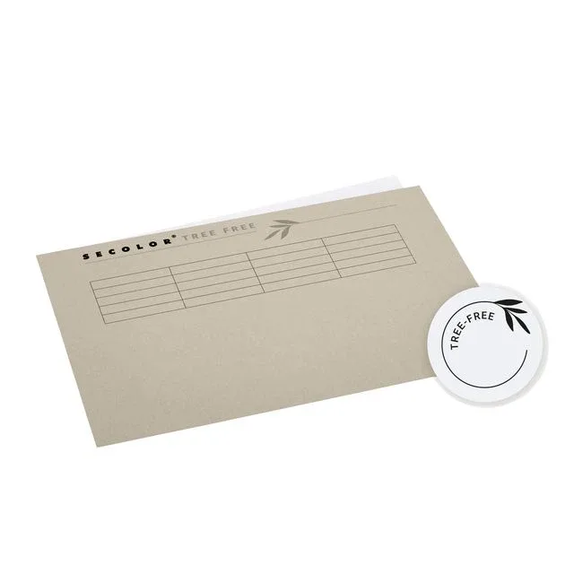 Vouwmap djois tree-free a4 gelijk 226gr beige | 250 stuks de Djois – photo produit