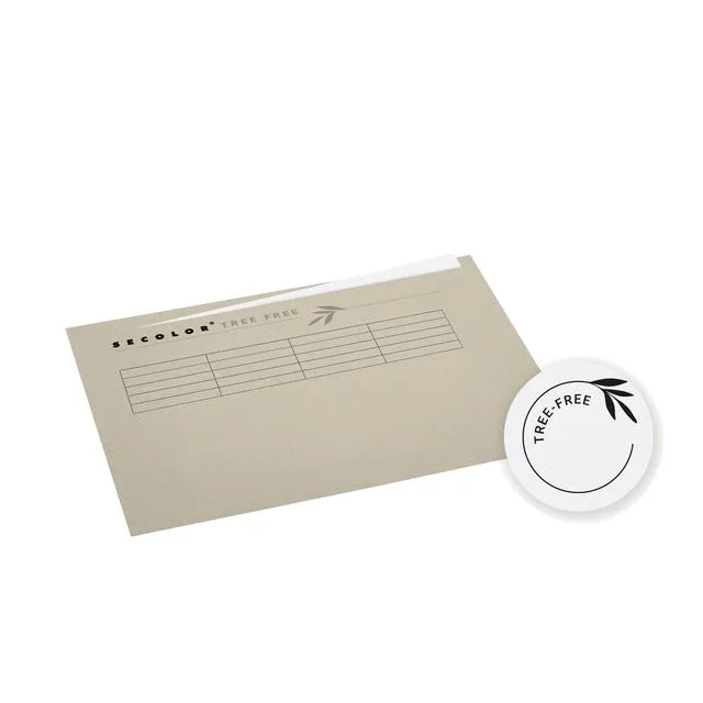 Vouwmap djois tree-free folio ongelijk 226gr beige | 250 stuks by Djois – product photo