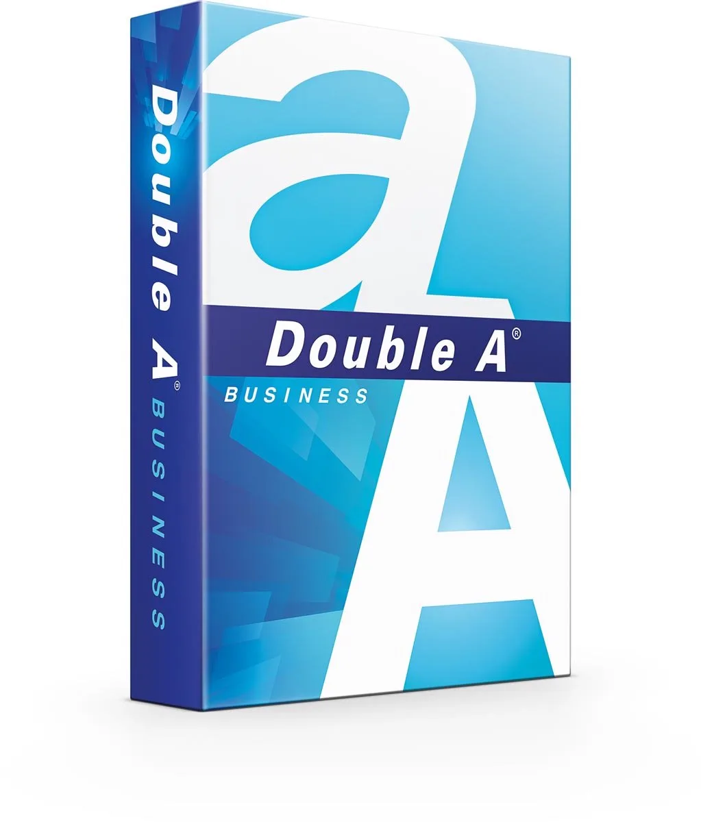 Business printpapier ft 75 g, pak van 500 vel 5 stuks van Double A in A4 – productfoto