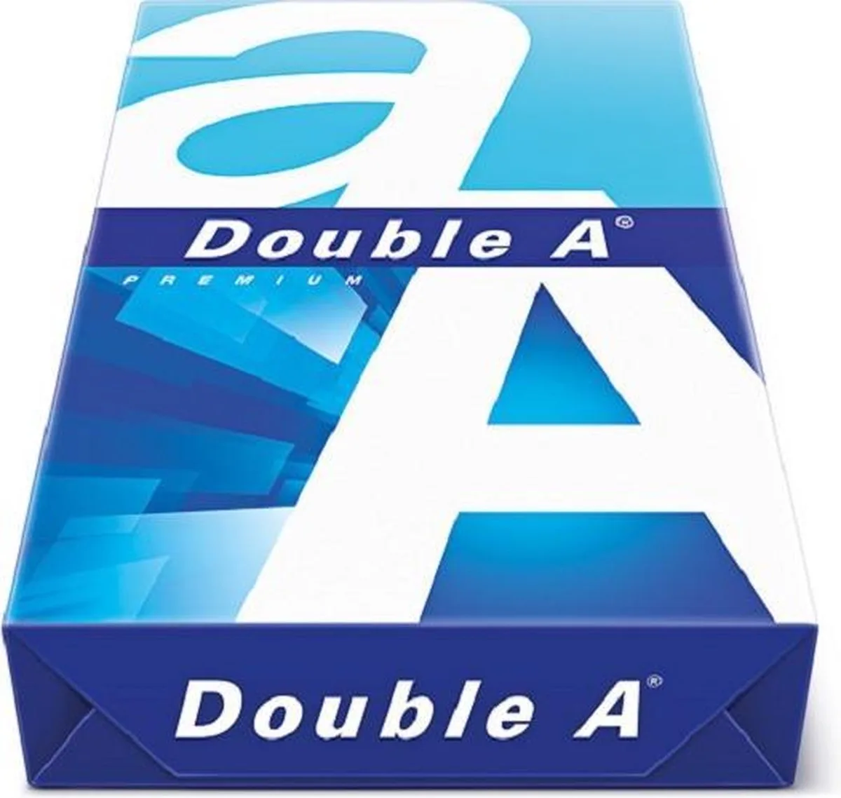 Doos 5 x 500 vel Double A Premium A4 Papier 80gr. wit by Double A in Blue – product photo