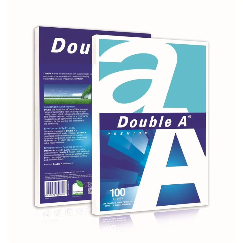Kopieerpapier double a premium a4 80gr wit 100 vel fra Double A – produktbillede