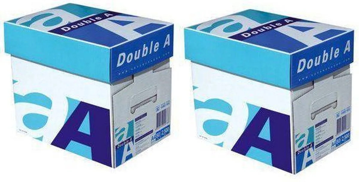 Papier - A4-papier - 10 x 500 vel de Double A en Blanc – photo produit