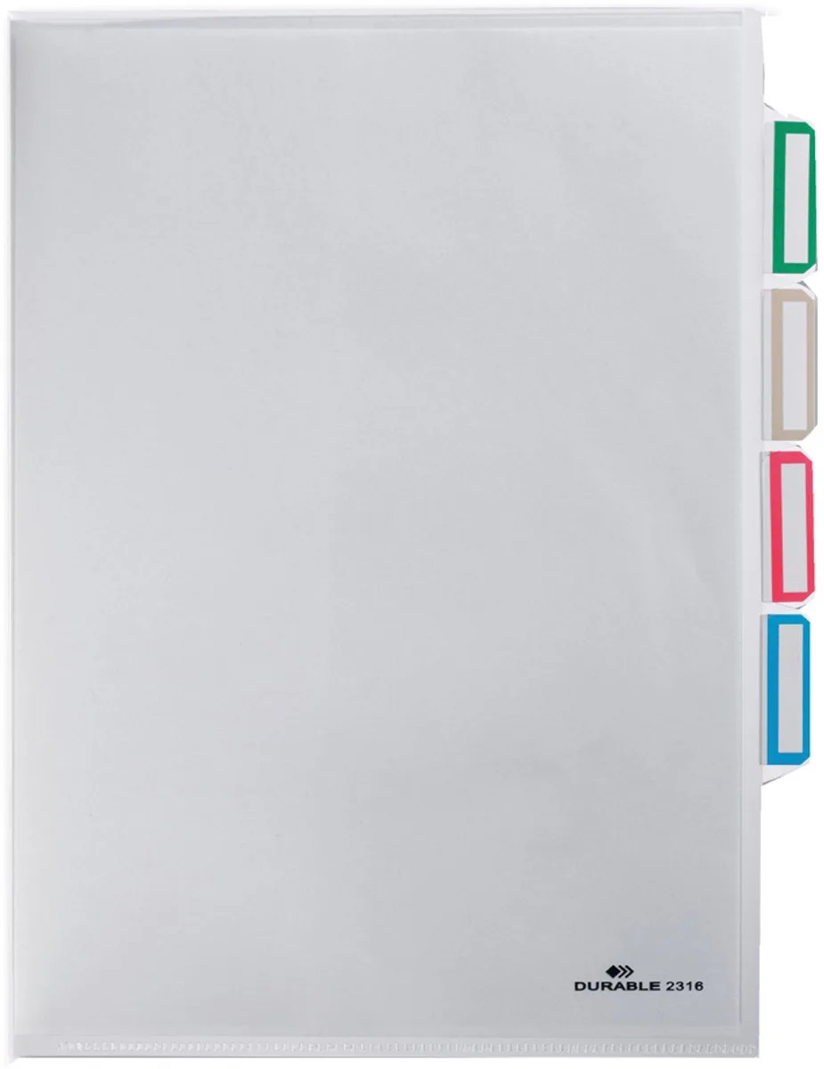 231619 - Conventional file folder - Transparent - 1 pc(s) de Durable en Transparent – photo produit