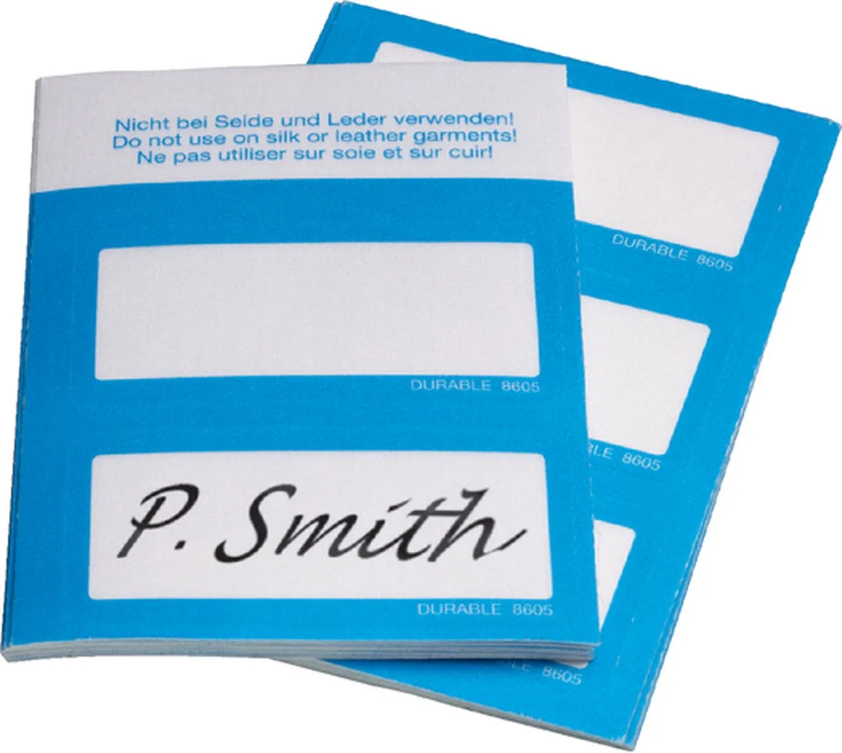 30x60mm Badge Zelfkl. Durable 860506 by Durable in Blue – product photo
