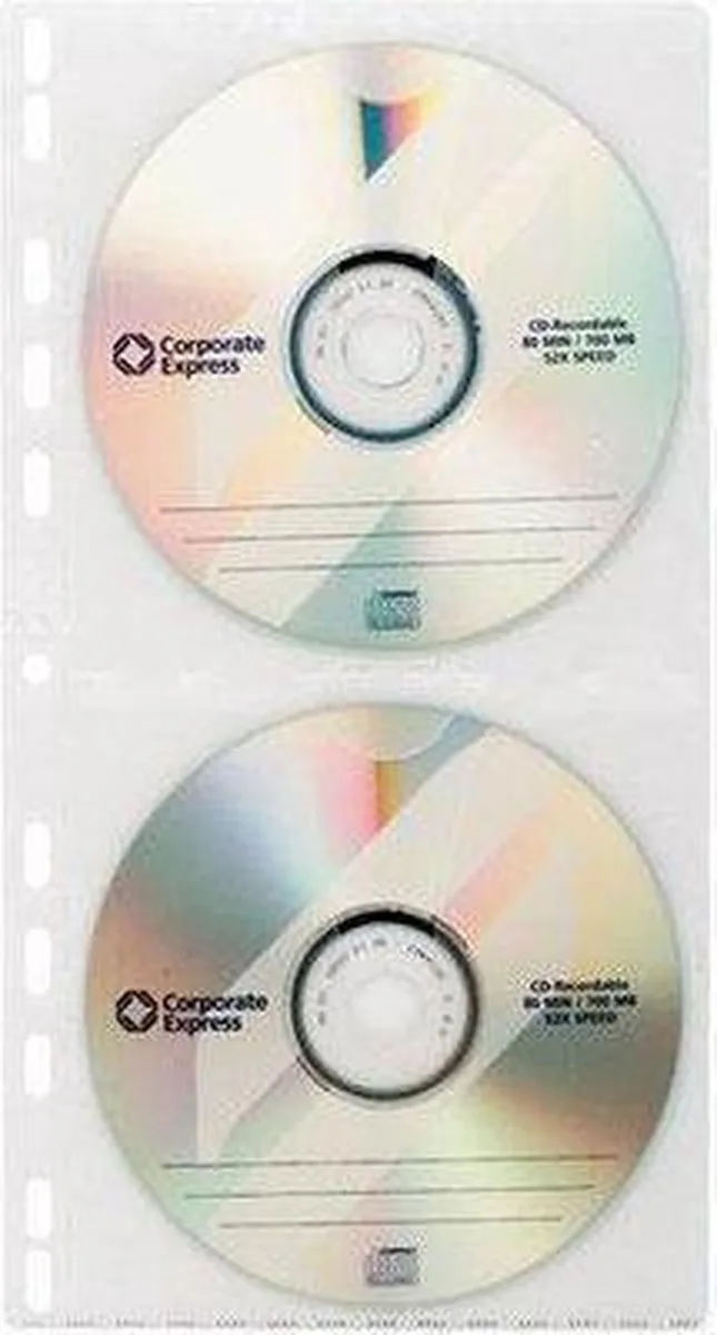 CD/DVD showtas A4 Smal, 11 rings (pak 5 stuks) von Durable in Transparent – Produktfoto