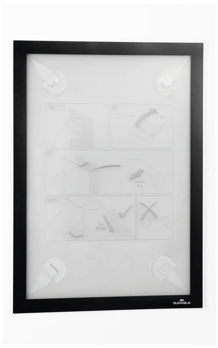Durable 484301 porte-documents (l x h) 236 mm x 323 mm DIN A4 vertical, DIN A4 horizontal de Durable en Noir – photo produit