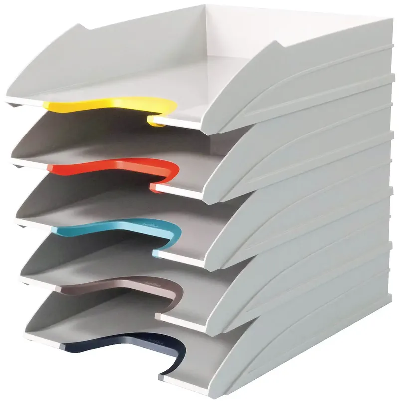 Durable 770427 VARICOLOR® MIX TRAY SET Briefablage DIN A4, DIN C4 Grau 5 St. by Durable – product photo