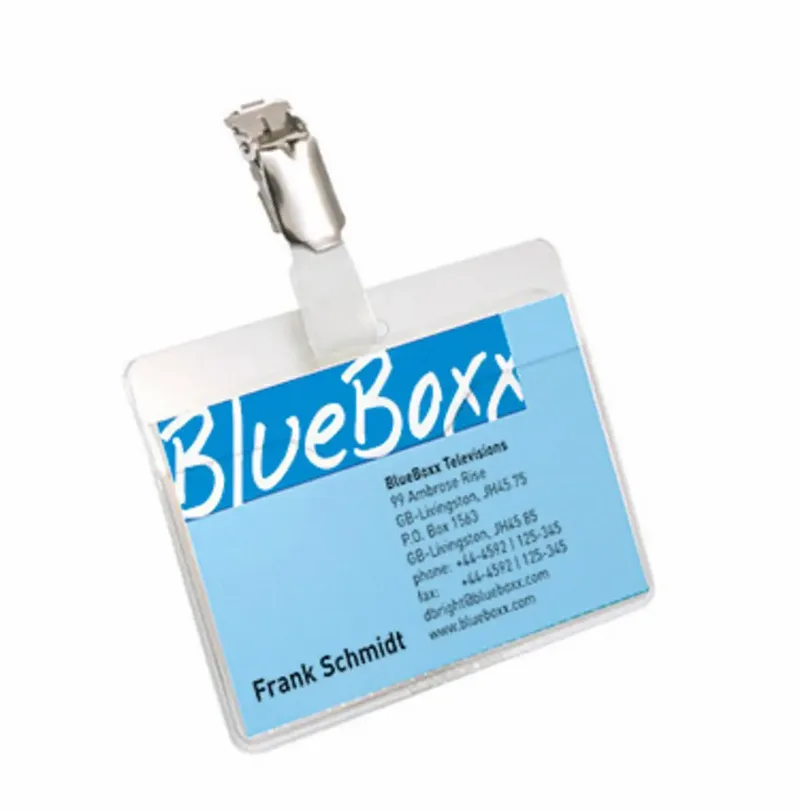 Durable 810619 Namensschild 8106 (B x H) 90 mm x 60 mm drehbarer Clip 25 St. de Durable – photo produit