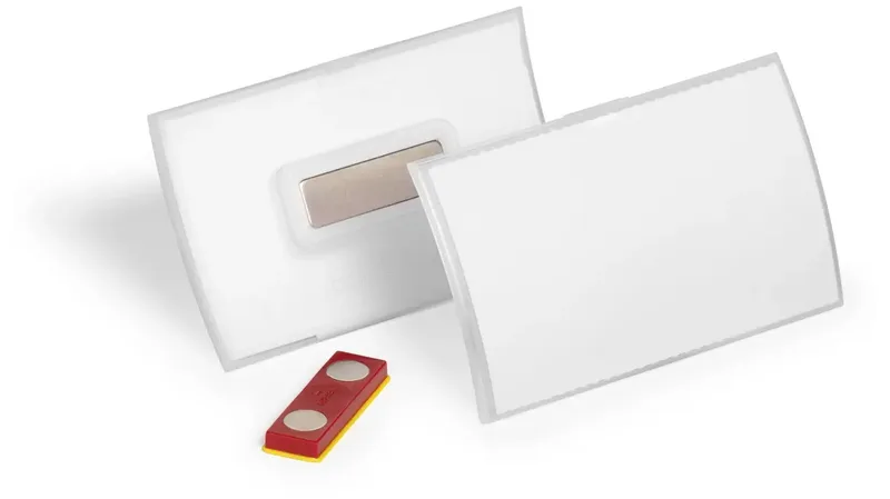 Durable 826019 Namensschild CLICK FOLD (B x H) 90 mm x 54 mm Magnet 10 St. van Durable – productfoto