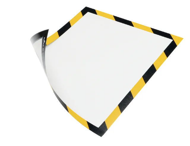 Duraframe Durable 4945130 security A4 magneet geel/zwart 5 stuks by Durable – product photo