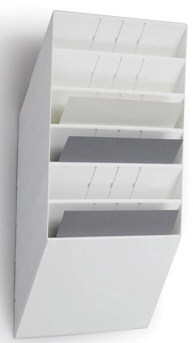 folderhouder Flexiboxx 6 A4 Landscape fra Durable i Hvid – produktbillede