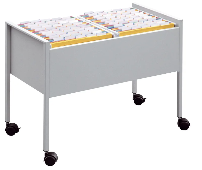 Hängemappen-Wagen , Economy 100 DUO, , silber metallic från Durable – produktbild