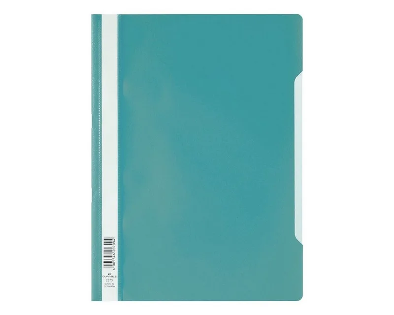 Hefter 2573, Format DIN A4, mit farbigem Rückendeckel by Durable in Blue – product photo