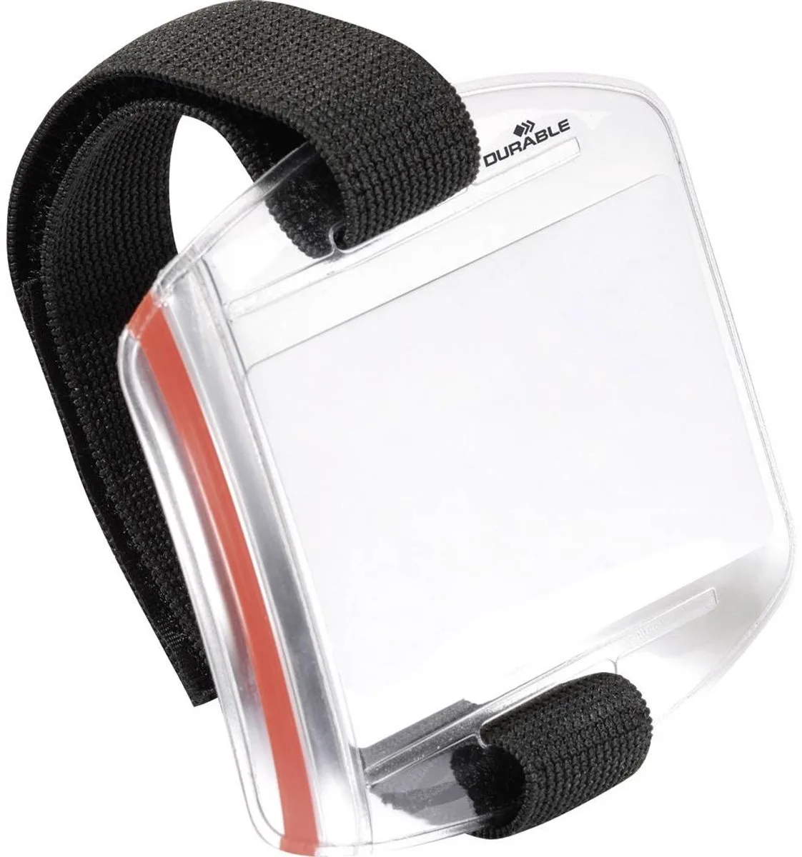 ID kaarthouder - 5,4 x 9 cm - Inclusief armlus - Waterdicht - 10 stuks von Durable in Transparent – Produktfoto