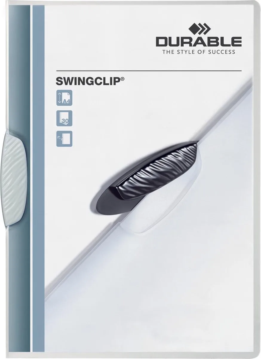Klemmap durable 2260 swingclip 25 stuks fra Durable i Hvid – produktbillede