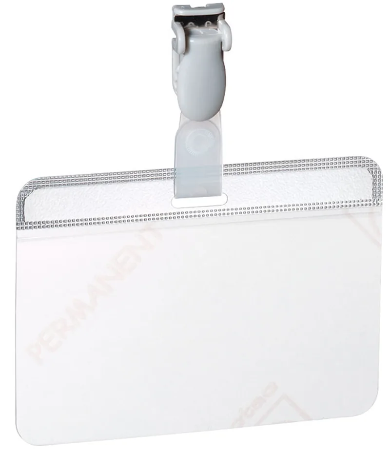 Laminier-Namensschild, mit Clip, 90 x 54 mm fra Durable – produktbillede