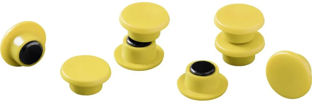 Magneet 475104 (Ø) 15 mm rond 1 set(s) 475104 de Durable en Jaune – photo produit