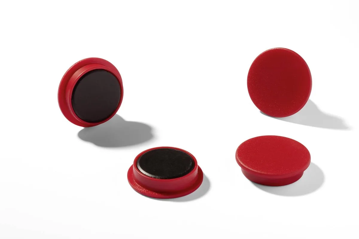 Magneet 475403 (Ø) 37 mm rond 1 set(s) 475403 de Durable en Rouge – photo produit