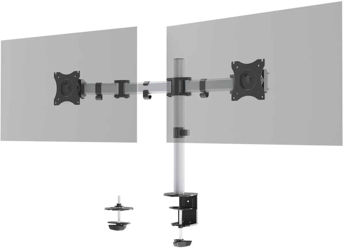 Monitor-Halterung Select Dual silber by Durable – product photo