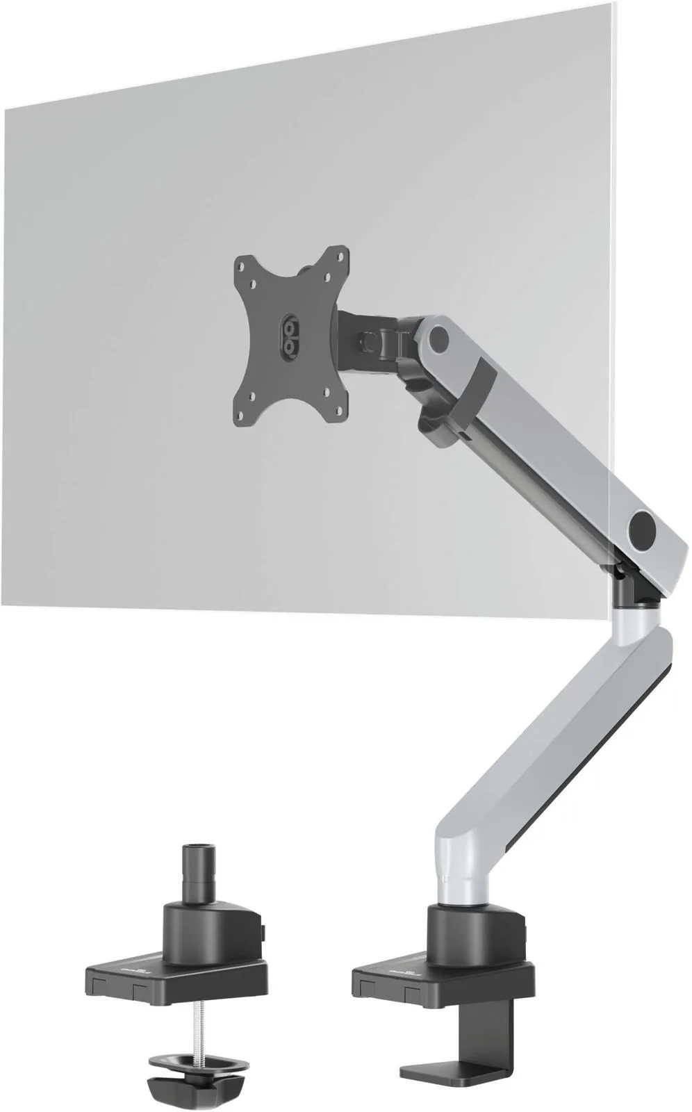 Monitor-Halterung Select Plus Single silber von Durable – Produktfoto