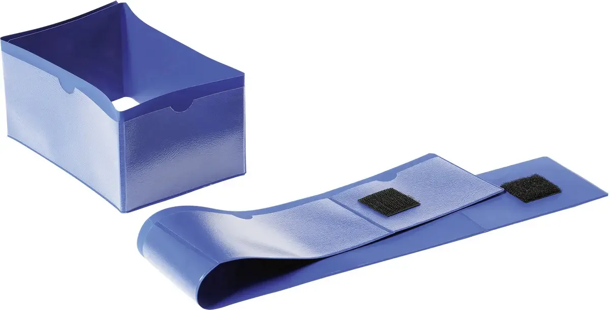 Palettenfußbanderole 140x65mm, dunkelblau von Durable – Produktfoto