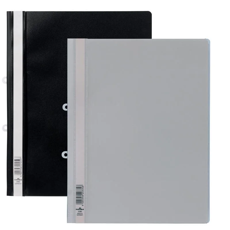 Schnellhefter DIN A4 überbreit PVC schwarz de Durable – photo produit