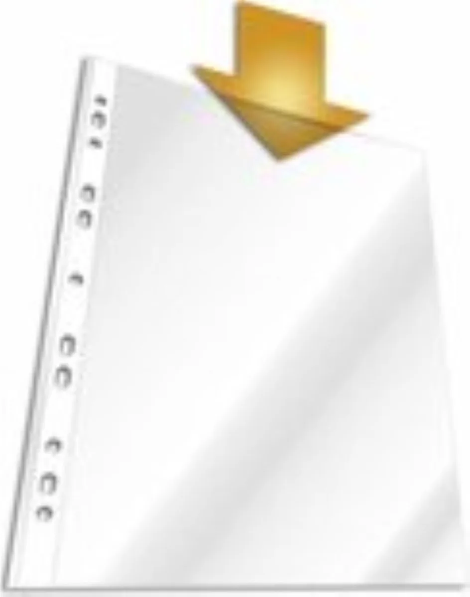 SHOWTAS FOLDERHOES A4 DURABLE 10 DOOS A 100 STUKS van Durable in Transparant – productfoto