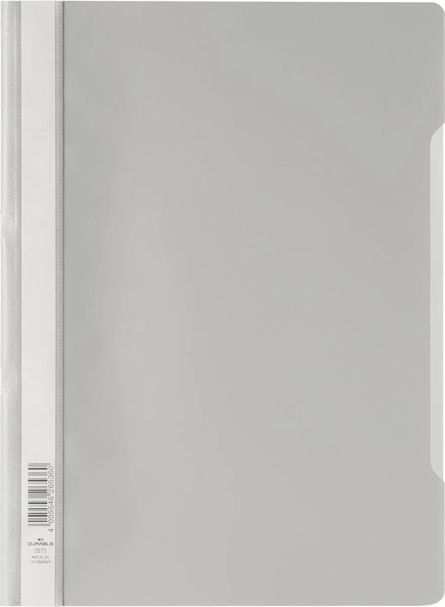 snelhechtmap ft A4 25 stuks de Durable en Gris – photo produit