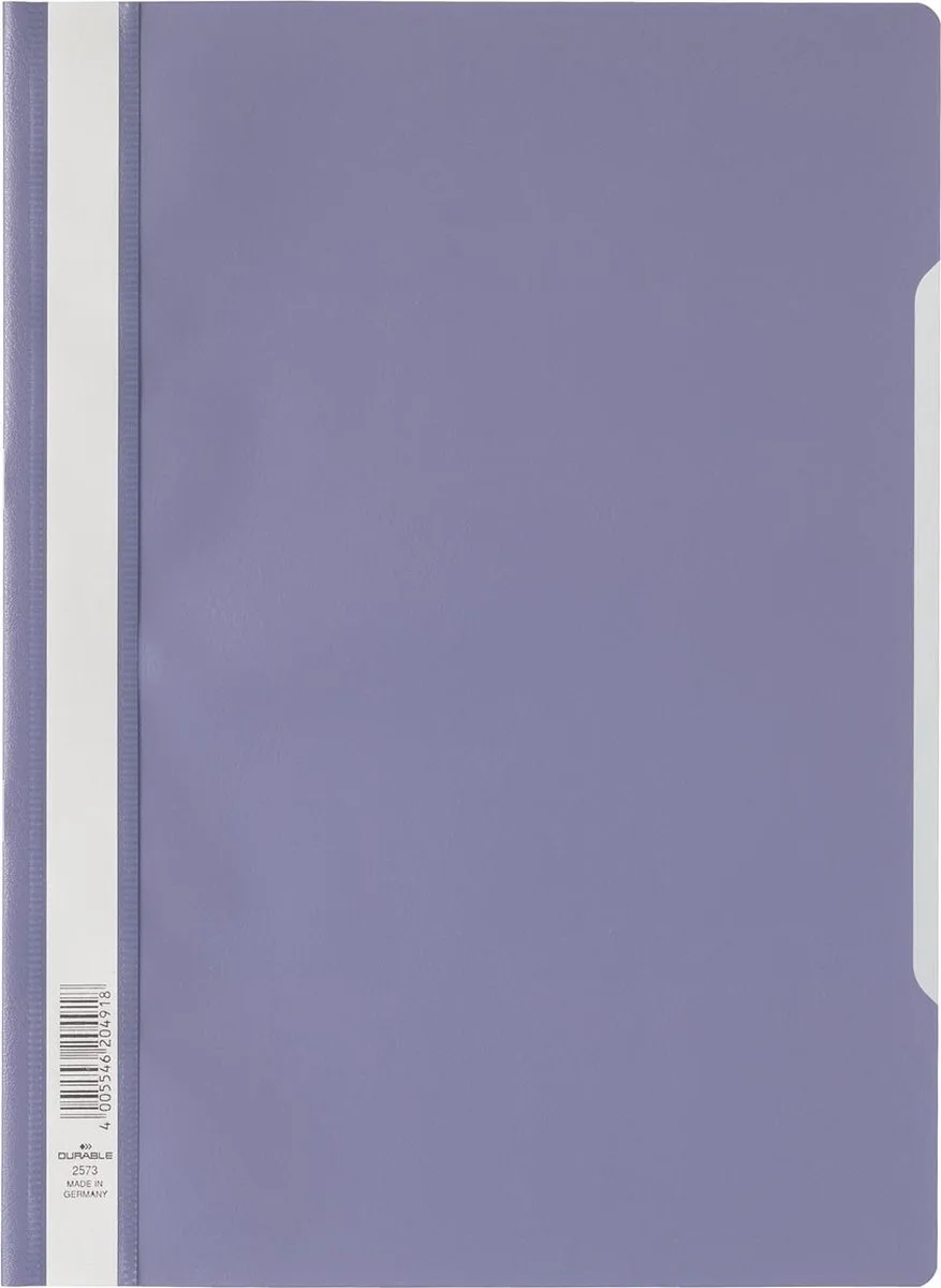 snelhechtmap ft A4 25 stuks by Durable in Purple – product photo