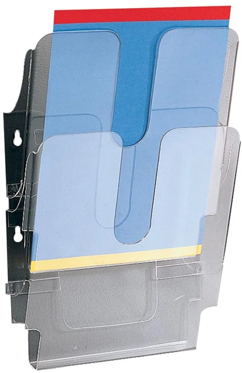 Tijdschriftenhouder - Flexiplus 2 - A4 (Doos/2) von Durable in Transparent – Produktfoto