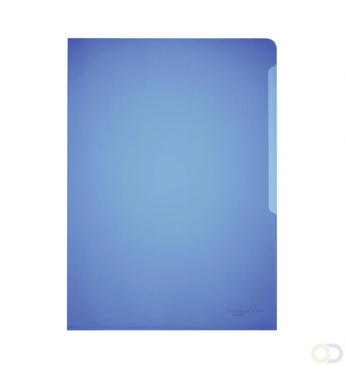 Transparante L-map STANDARD A4 PP pak van 100, Blauw by Durable – product photo