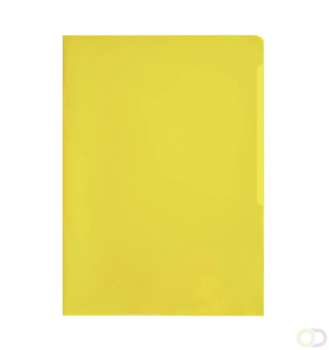 Transparante L-map STANDARD A4 PP pak van 100, Geel by Durable – product photo