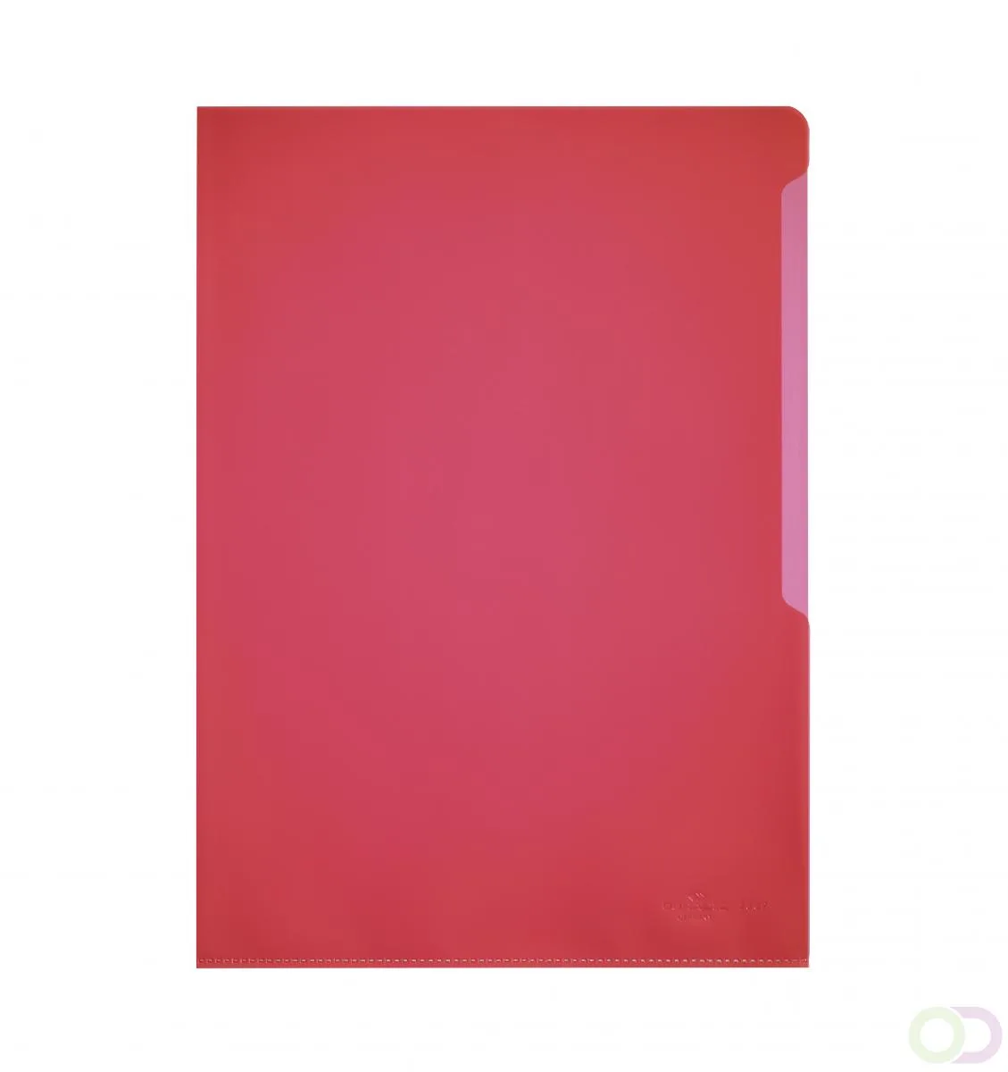 Transparante L-map STANDARD A4 PP pak van 100, Rood de Durable – photo produit