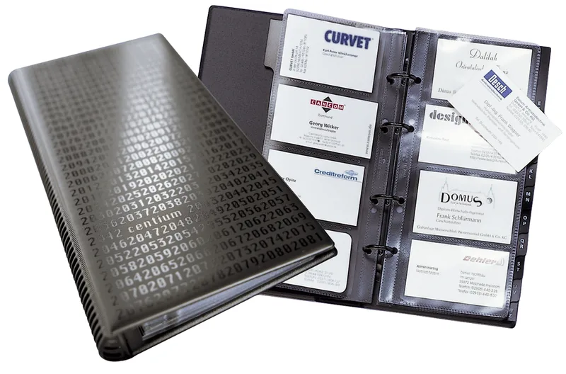 Visitenkarten-Ringbuch VISIFIX centium, schwarz by Durable – product photo