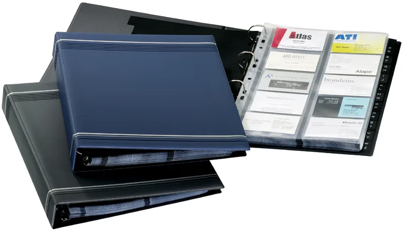 Visitenkarten-Ringbuch VISIFIX, DIN A4, anthrazit van Durable – productfoto