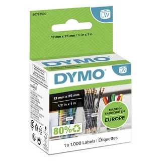 Etiket Dymo LabelWriter multifunctioneel 13x25mm 1 rol á 1000 stuks wit fra DYMO – produktbillede 1 af 2