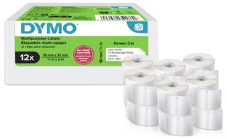 Etiket Dymo LabelWriter multifunctioneel 19x51mm 12 rollen á 500 stuks wit von DYMO – Produktfoto 2 von 2