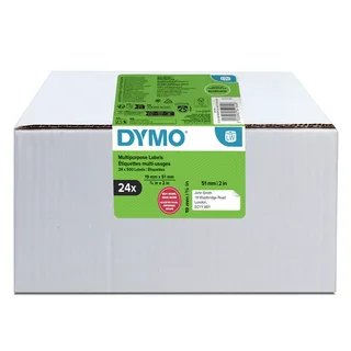Etiket Dymo LabelWriter multifunctioneel 19x51mm 24 rollen á 500 stuks wit de DYMO – photo produit 1 sur 2