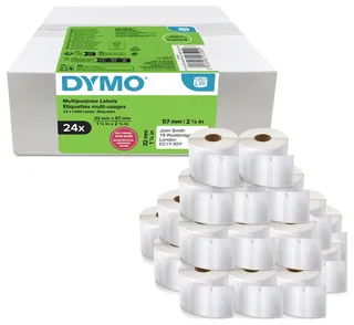 Etiket Dymo LabelWriter multifunctioneel 32x57mm 24 rollen á 1000 stuks wit by DYMO – product photo 2 of 2