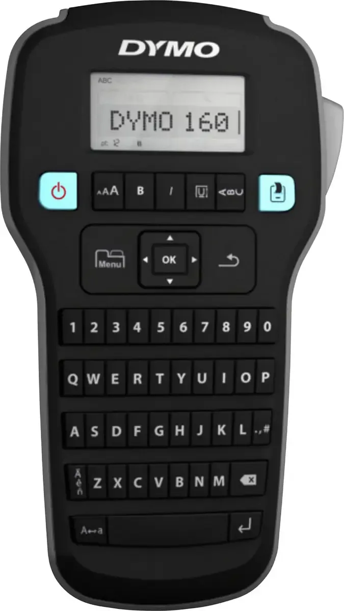 Labelprinter Dymo LabelManager 160 draagbaar qwerty 12mm zwart by DYMO – product photo 2 of 2