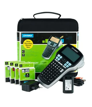 Labelprinter Dymo LabelManager 420P draagbaar abc 19mm zwart in koffer von DYMO – Produktfoto 1 von 6