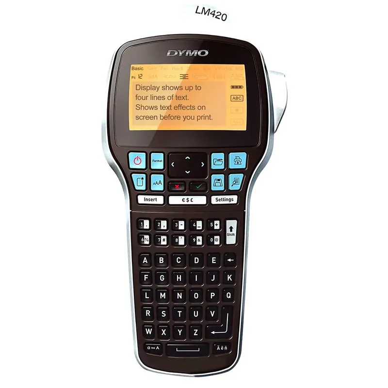 Labelprinter Dymo LabelManager 420P draagbaar abc 19mm zwart in koffer von DYMO – Produktfoto 3 von 6