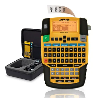 Labelprinter Dymo Rhino 4200 industrieel qwerty 19mm geel in koffer de DYMO – photo produit 1 sur 6