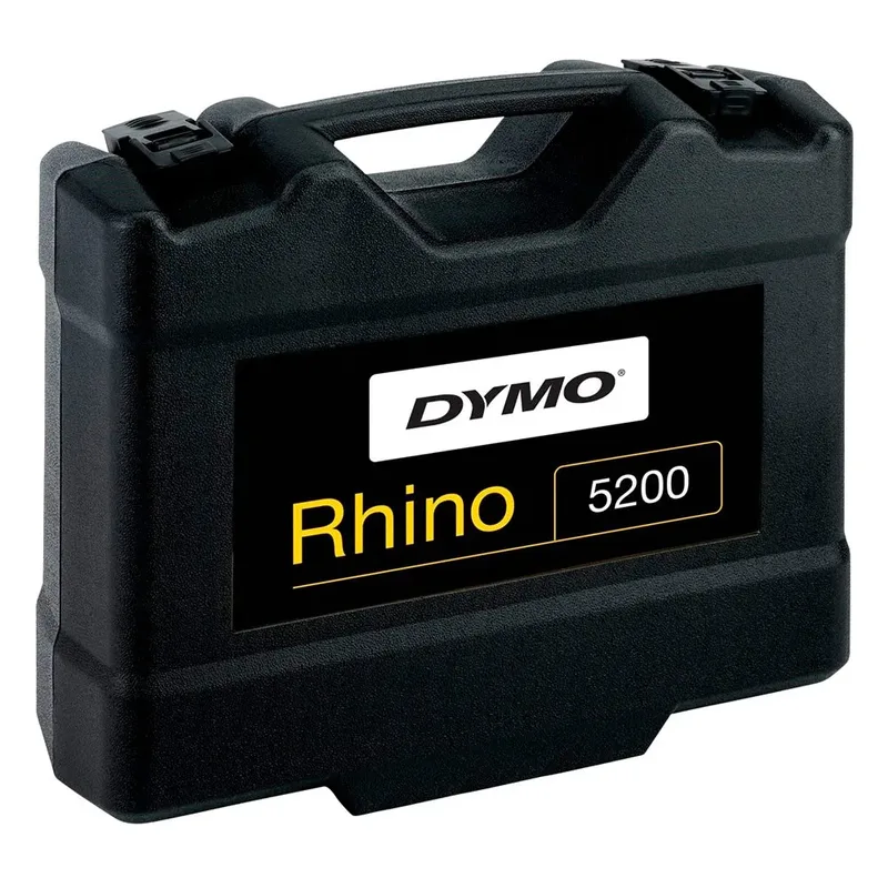 Labelprinter Dymo Rhino 5200 industrieel abc 19mm geel in koffer van DYMO – productfoto 3 van 5